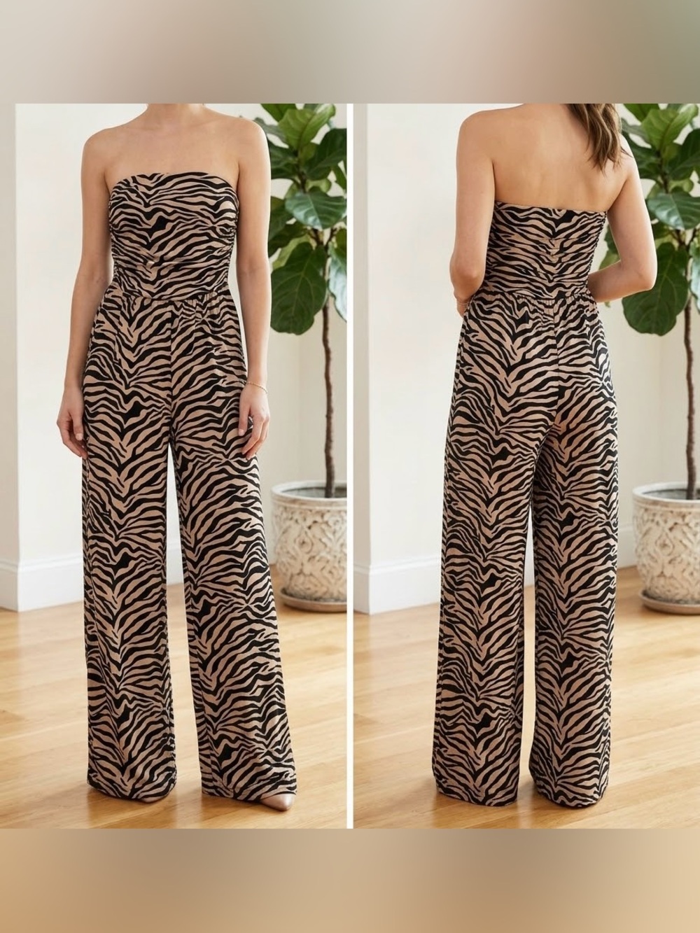 Strapless jumpsuit